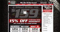 Desktop Screenshot of brakes-4-less.com